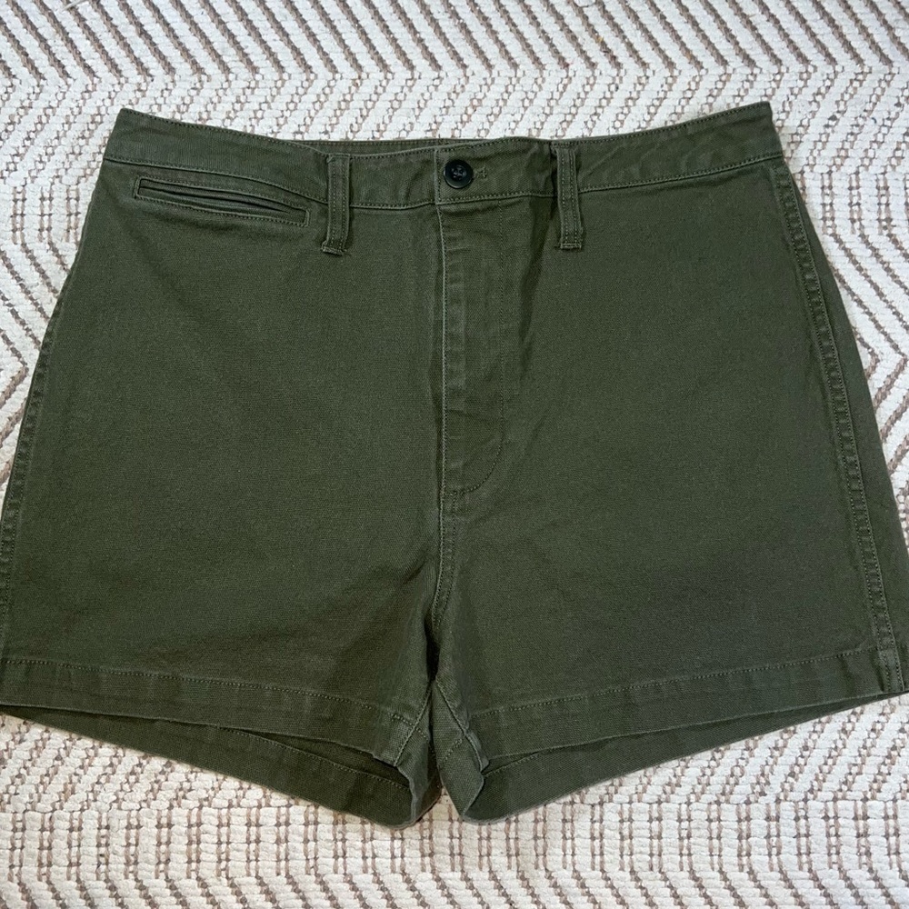 Madewell Army Green Shorts